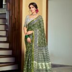 Malishka Export Cotton Printed Saree With Unstiched Blouse Piece